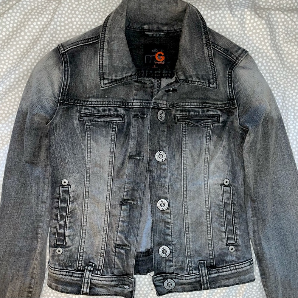 Grey jean jacket